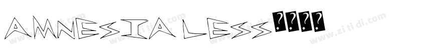 Amnesia Less字体转换